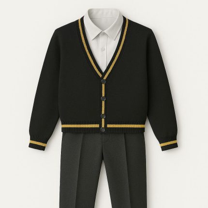 Klasik Okul Triko Ceket ve Süveter